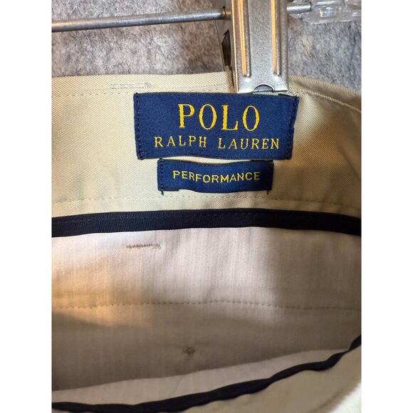Polo Ralph Lauren Performance Tan Mens Stretch Classic Fit Pants - Size 34x32 - Picture 6 of 10